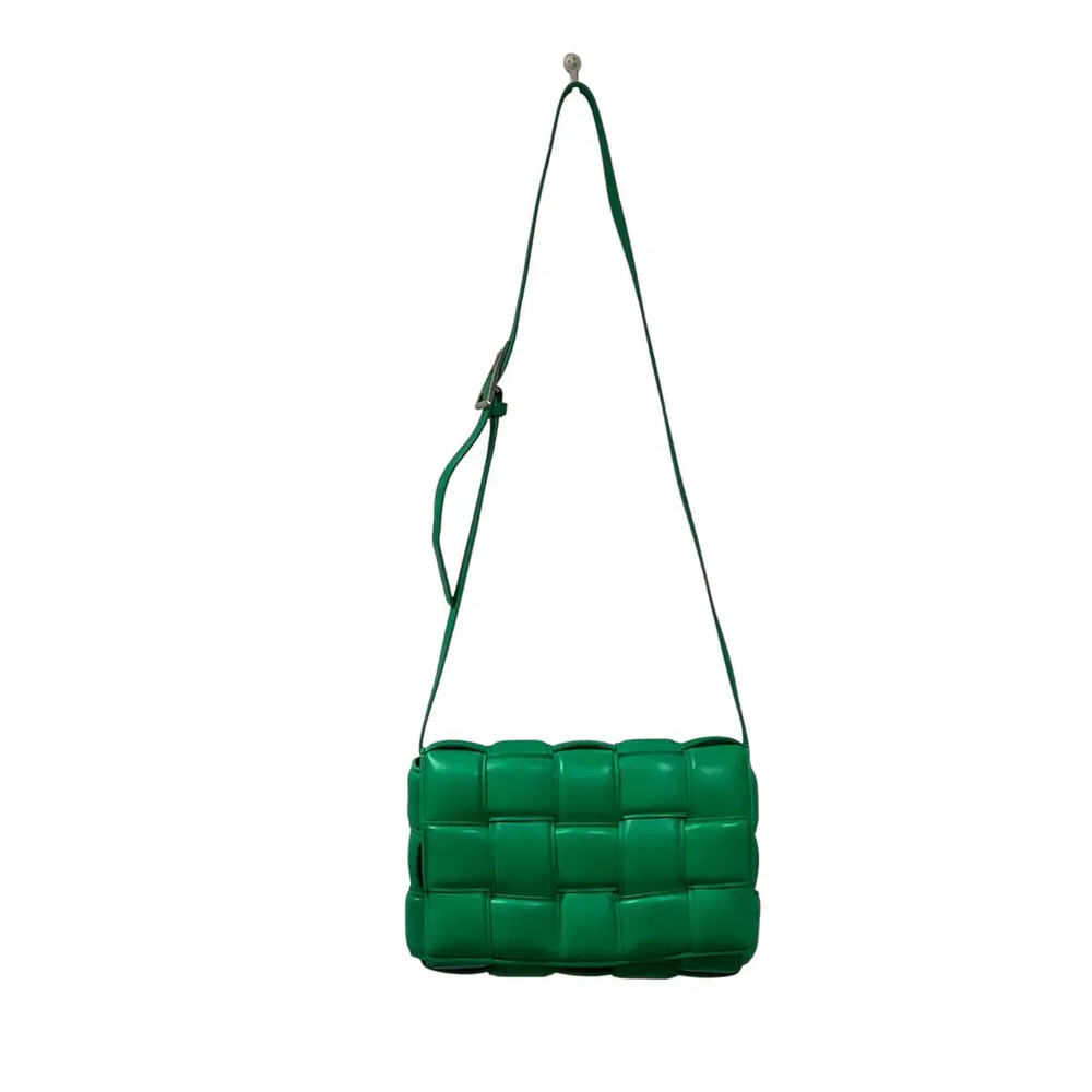 Bottega Veneta Padded Cassette Shoulder Bag Green